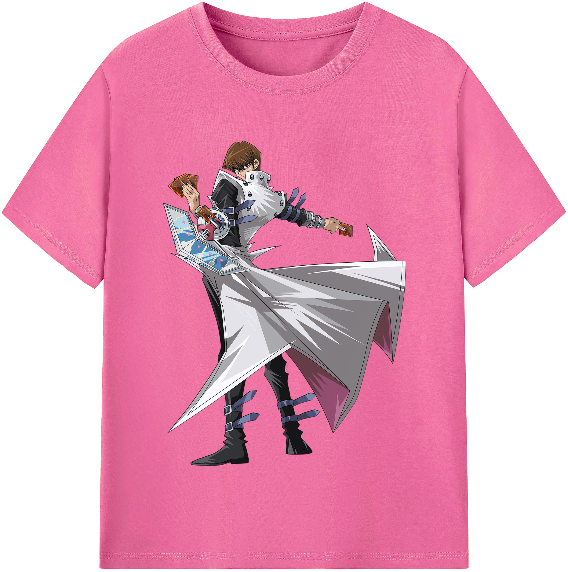 （画像用） 遊☆戯☆王 Yu-Gi-Oh! レディースカジュアルプリントTシャツ（綿100％）